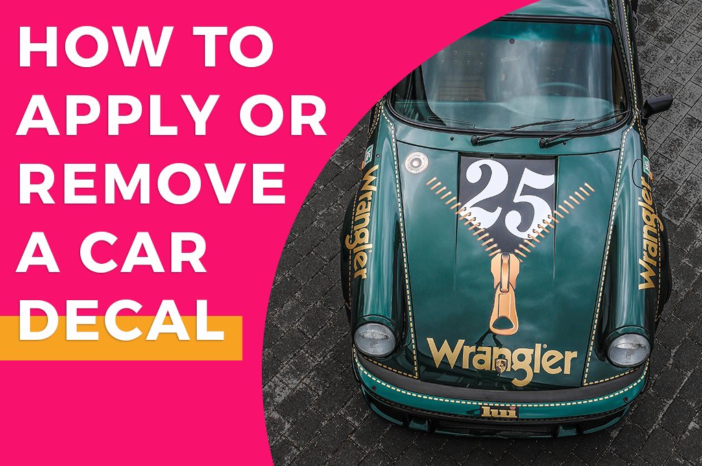 How to apply or remove a car decal