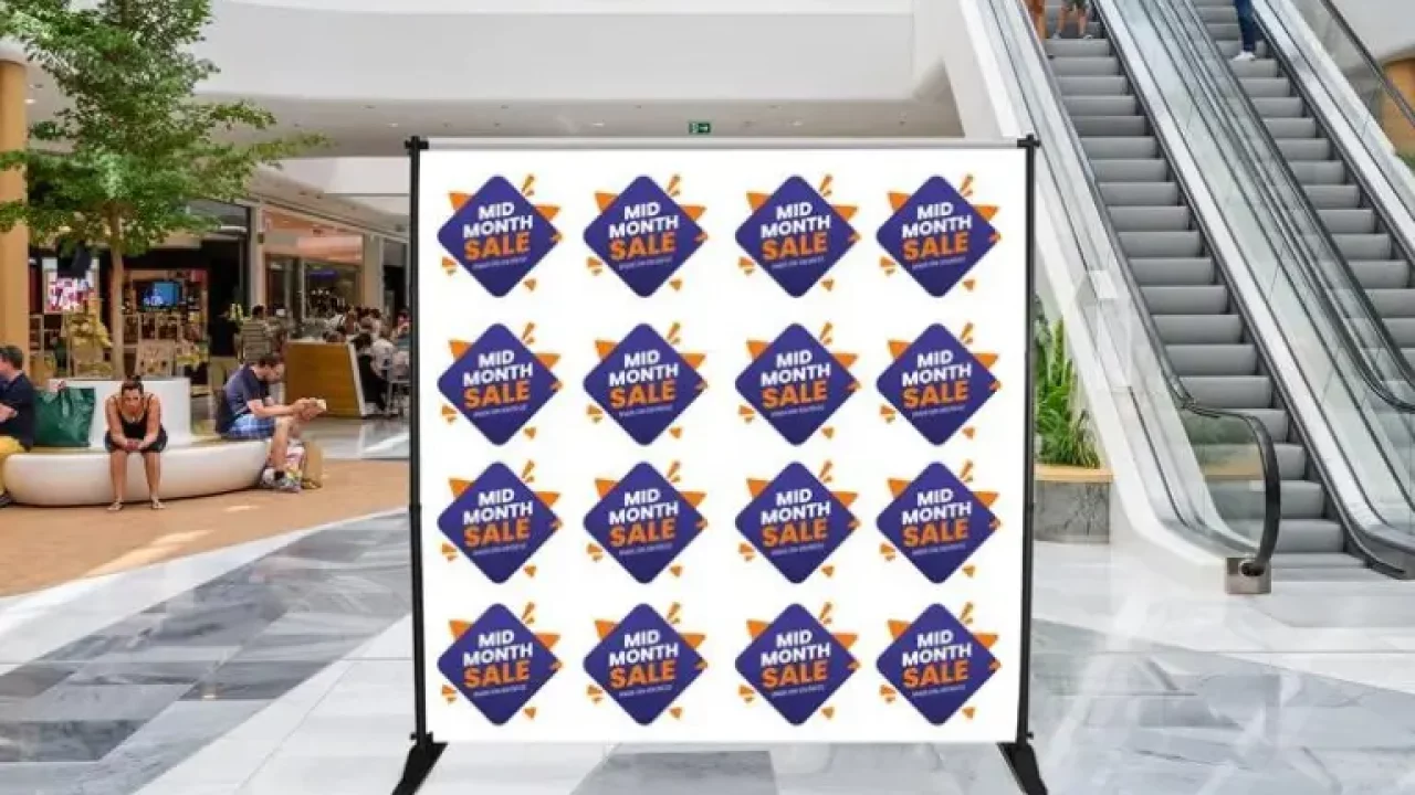 Mid Range Stylish Step Repeat Company Logo Exhibition 850 Wide