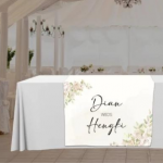 Now you can host the most Beautiful Wedding with Custom Table Runners