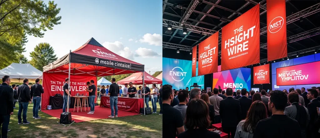 Event Tents vs. Banners: Which Should Be Your Event Marketing Anchor?