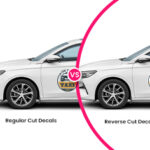 Regular vs. Reverse Cut Decals: A Practical Guide for Businesses